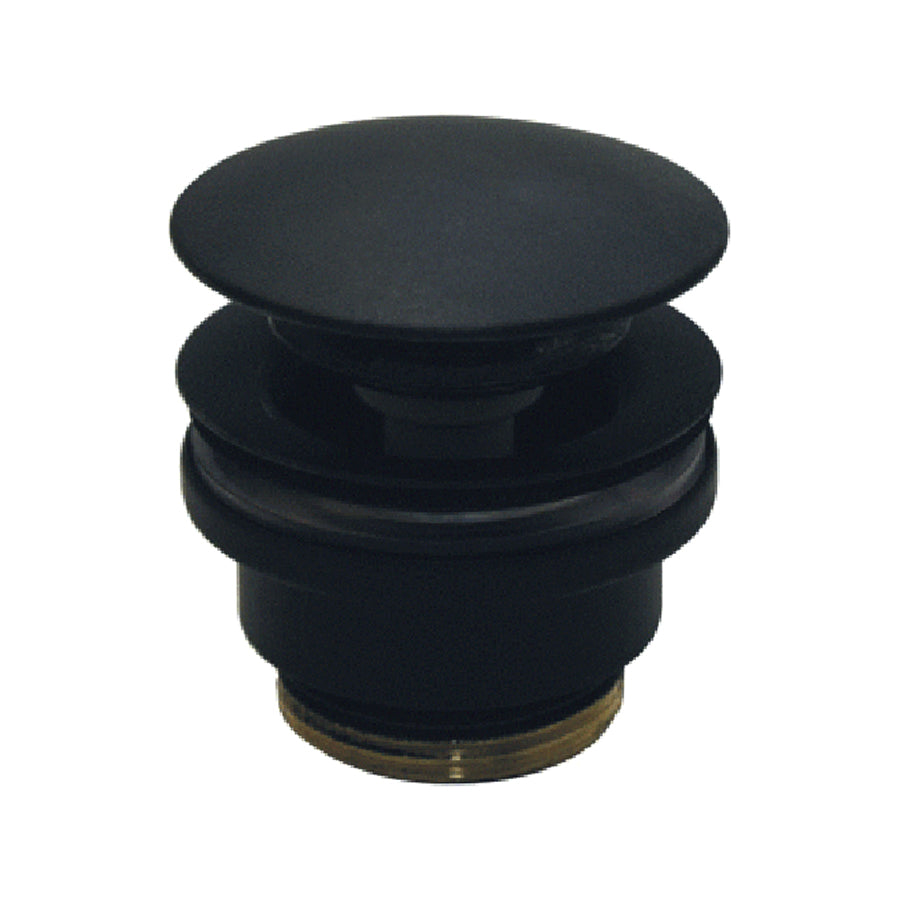 Piletta click clack con troppo pieno Paffoni Light Exclusive Edition versione Nero Opaco by CeramicStore | Lo specialista del tuo bagno