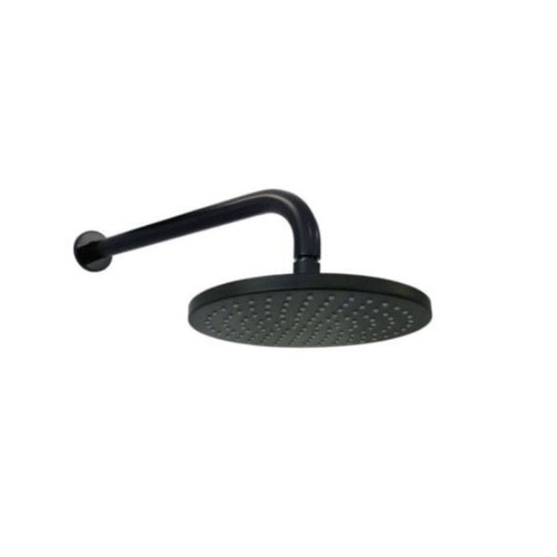 Soffione doccia tondo Paffoni Master diametro 225 mm con braccio doccia da 40 cm linea Exclusive Edition Nero Opaco by CeramicStore | Lo specialista del tuo bagno