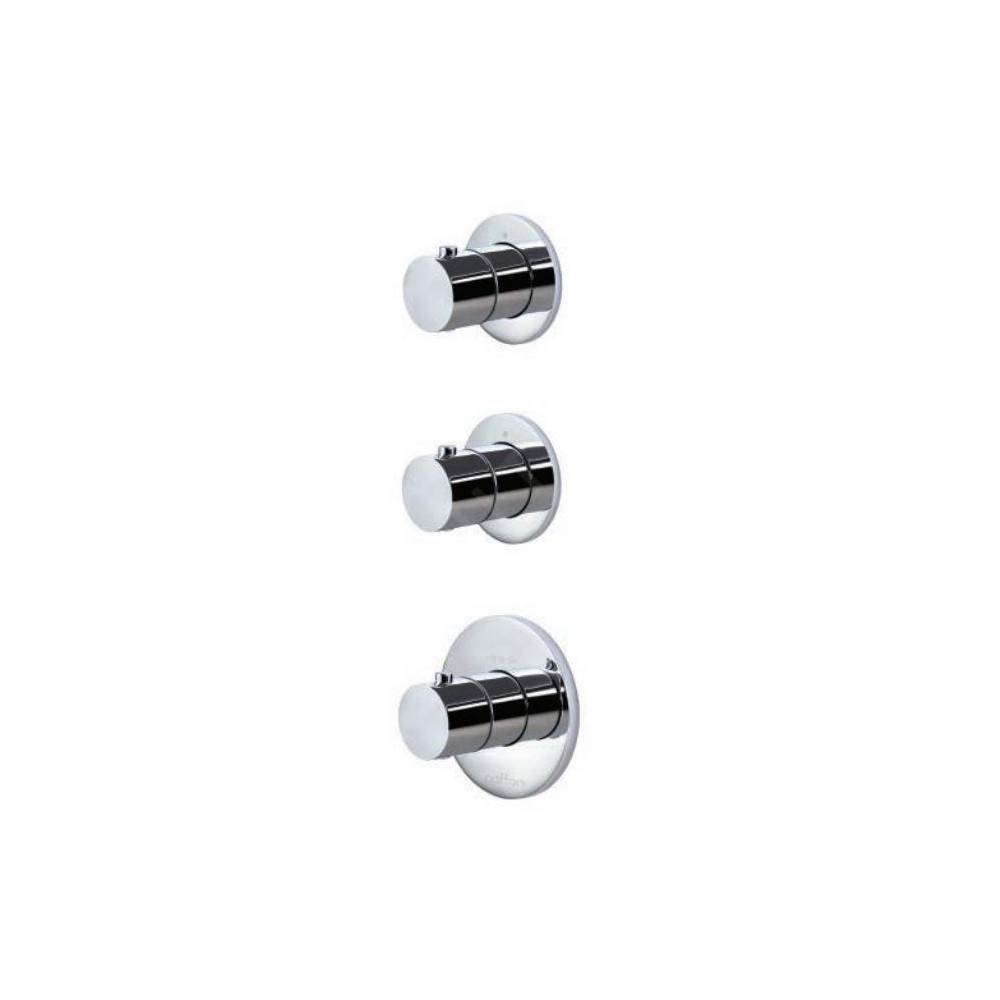 Miscelatore termostatico ad incasso 2 utenze serie Modular Box modello MDE018CR cromo Paffoni by CeramicStore | Lo specialista del tuo bagno
