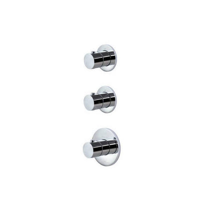 Miscelatore termostatico ad incasso 2 utenze serie Modular Box modello MDE018CR cromo Paffoni by CeramicStore | Lo specialista del tuo bagno
