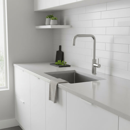 Miscelatore cucina in acciaio Inox 316L Satinato modello Kitchen di Tubico