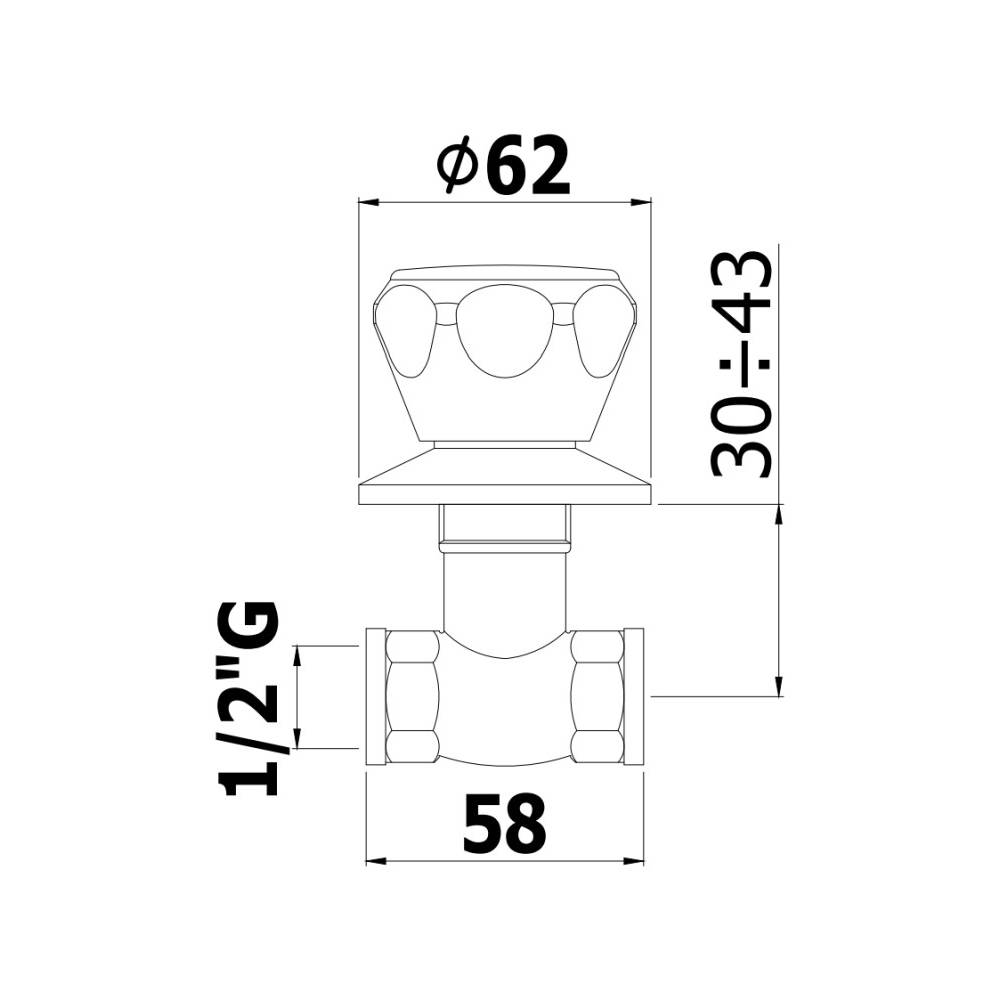 Rubinetto incasso doccia serie Danubio modello DA010CR cromo Paffoni by CeramicStore | Lo specialista del tuo bagno