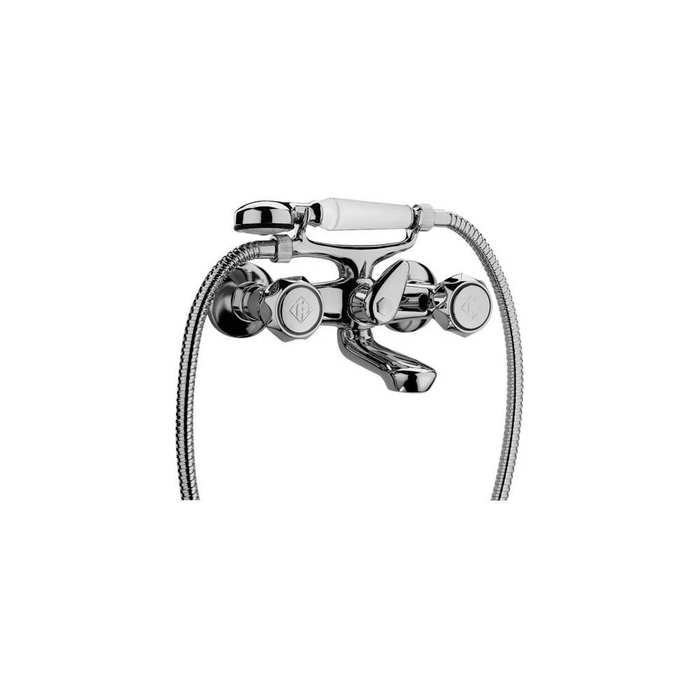 Rubinetto Vasca con Set Doccetta serie Danubio modello DA923CR Cromo Paffoni by CeramicStore | Lo specialista del tuo bagno