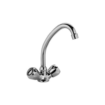 Rubinetto lavello monoforo con canna orientabile serie Danubio modello DA074CR cromo Paffoni by CeramicStore | Lo specialista del tuo bagno