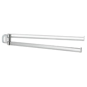 Porta asciugamani a snodo in Acciaio Inox Gedy serie Stelvio - Cromato by CeramicStore | Lo specialista del tuo bagno