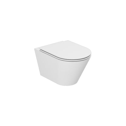 Vaso sospeso 54x37 cm Serie Forma di Azzurra Ceramica con sedile soft close