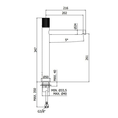 Miscelatore lavabo alto Paffoni modello Jo cromato - senza scarico by CeramicStore | Lo specialista del tuo bagno