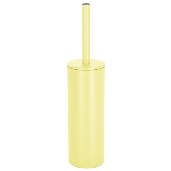 Scopino Wc con supporto in acciaio modello Akira - Giallo opaco by CeramicStore | Lo specialista del tuo bagno