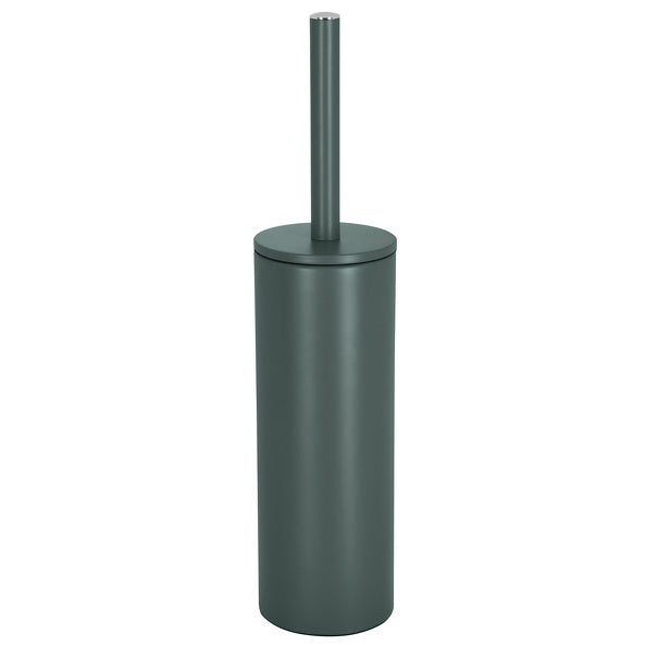 Scopino Wc con supporto in acciaio modello Akira - Verde scuro opaco by CeramicStore | Lo specialista del tuo bagno