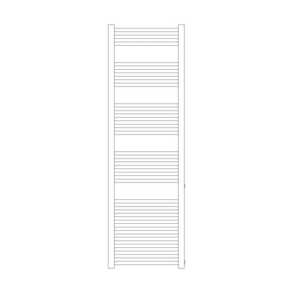 Termoarredo idraulico modello Bolzano Reno 1600x500 dritto con attacchi laterali 40/900 - Bianco by CeramicStore | Lo specialista del tuo bagno