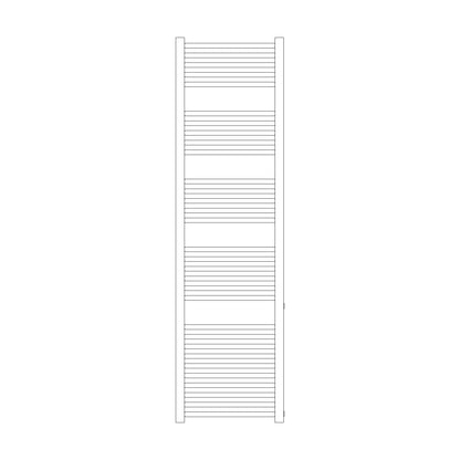 Termoarredo idraulico modello Bolzano Reno 1785x600 dritto con attacchi laterali 40/900 - Bianco by CeramicStore | Lo specialista del tuo bagno
