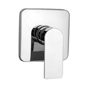 Composizione di miscelatori per lavabo, bidet e doccia a una via quadro Ottomix in ottone cromato by CeramicStore | Lo specialista del tuo bagno