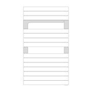 Termoarredo idraulico modello Torino 952x550 dritto - Antracite by CeramicStore | Lo specialista del tuo bagno