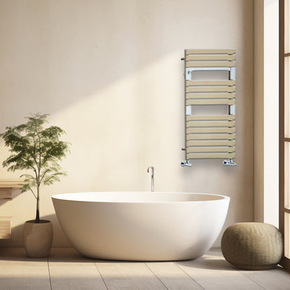 Termoarredo idraulico modello Torino 952x550 dritto - Quarzo by CeramicStore | Lo specialista del tuo bagno