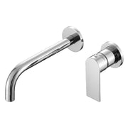 Composizione di miscelatori per lavabo incasso, bidet e doccia due vie quadro cromato Ottomix by CeramicStore | Lo specialista del tuo bagno