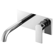 Composizione di miscelatori per lavabo incasso con easy box, bidet e doccia a una via quadro Ottomix cromato by CeramicStore | Lo specialista del tuo bagno