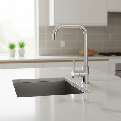 Miscelatore lavello con canna svedese Rubiflux - Cromato