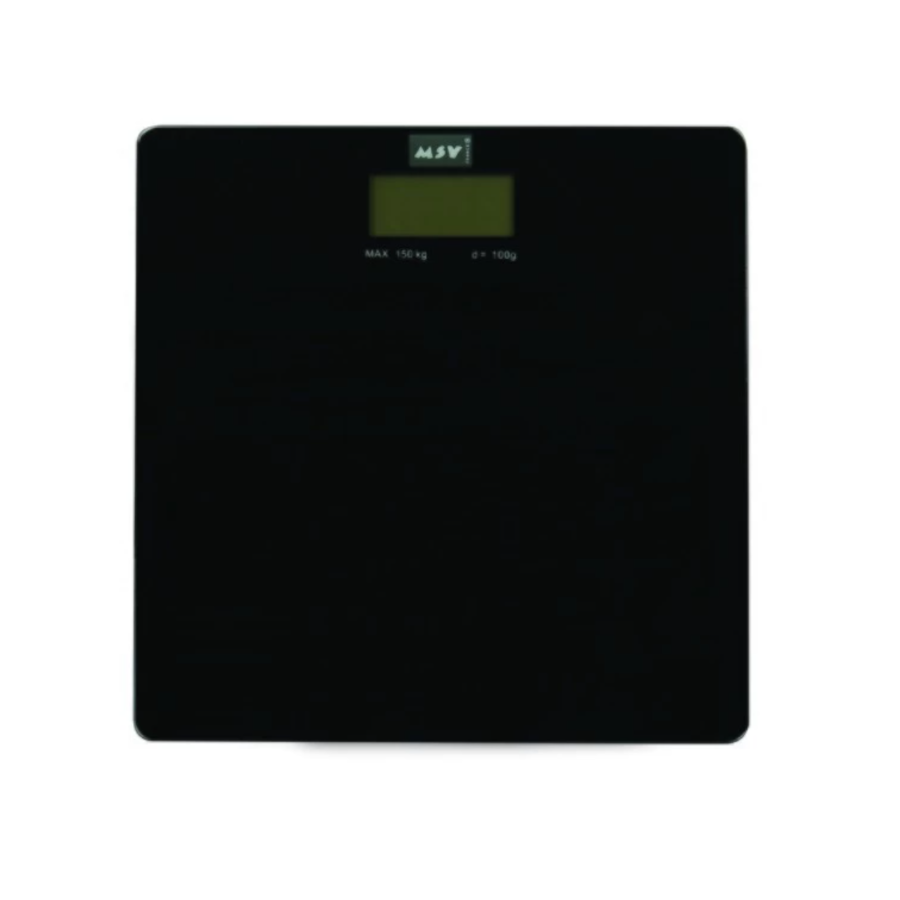 Bilancia pesapersone 29x29cm in vetro nero collezione DIANA by CeramicStore | Lo specialista del tuo bagno