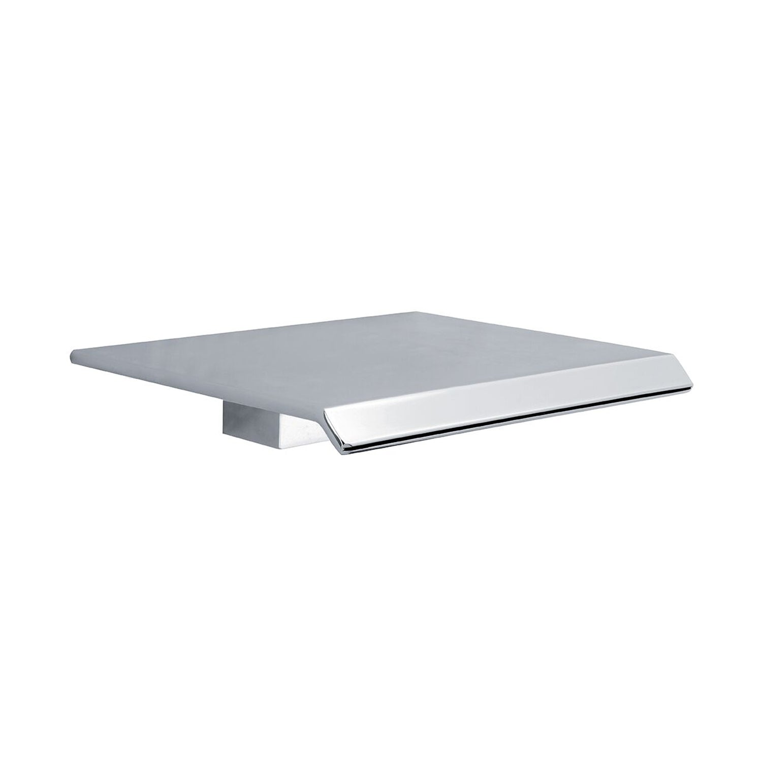 Bocca a cascata a parete in acciaio 20x16,5cm by CeramicStore | Lo specialista del tuo bagno