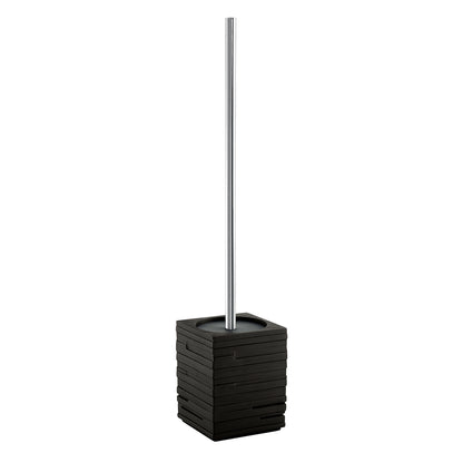 Scopino da appoggio con ciuffo in setole Gedy serie Quadrotto Nero - VERSIONE OUTLET by CeramicStore | Lo specialista del tuo bagno