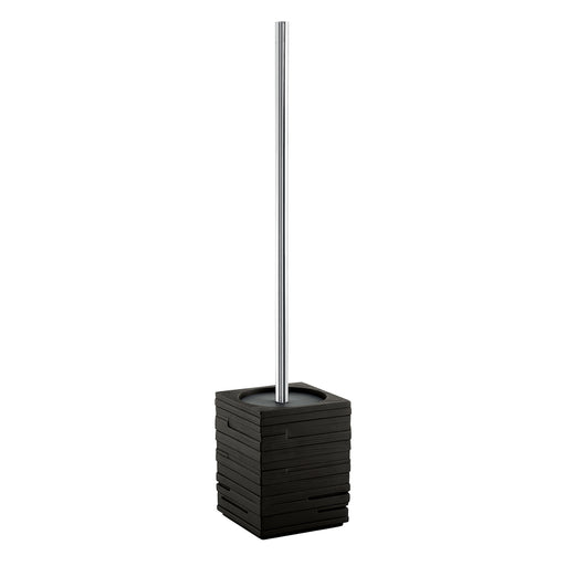 Scopino da appoggio con ciuffo in setole Gedy serie Quadrotto Nero - VERSIONE OUTLET by CeramicStore | Lo specialista del tuo bagno