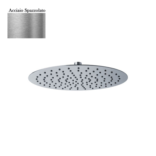 Soffione Roma 250mm anticalcare ultrasottile acciaio spazzolato by CeramicStore | Lo specialista del tuo bagno