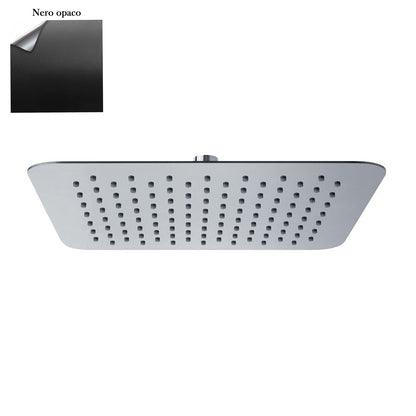 Soffione Lisbona 300mm anticalcare ultrasottile nero by CeramicStore | Lo specialista del tuo bagno