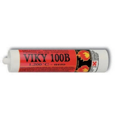 Mastice refrattario per alte temperature viky 500 gr