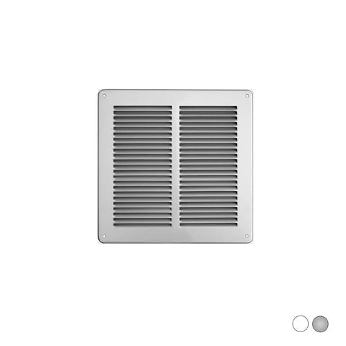 Griglia in metallo da sovrapporre con rete l. 240 x h. 240 mm bianco