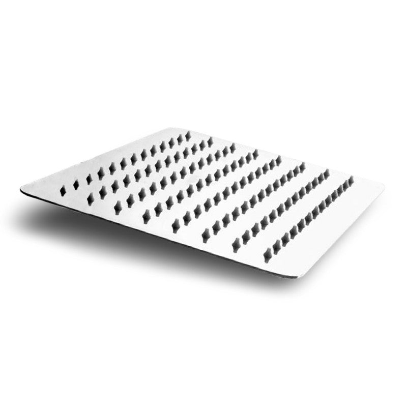Soffione doccia acciaio inox rettangolare 30X20 lucidato a specchio by CeramicStore | Lo specialista del tuo bagno