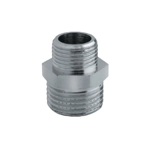 Nipples ridotto ottone cromato 1/8 x 1/4