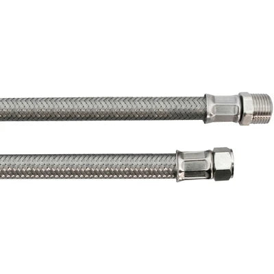 Flessibile inox modello gigante cm. 50 mf 3/8 x 1/2