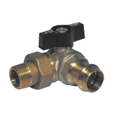 Valvola a sfera attacco a pressare/collettore sx 1 x 28 pn 40