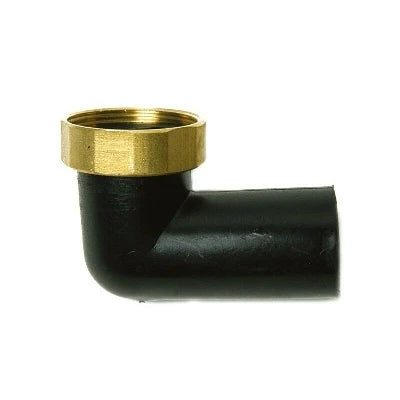 Raccordo curvo basso con dado girevole in ottone 1 1/2 x diam. 40