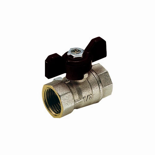 Valvola a sfera ff mistral a passaggio standard con farfalla 1 1/4 dn 30 pn 25