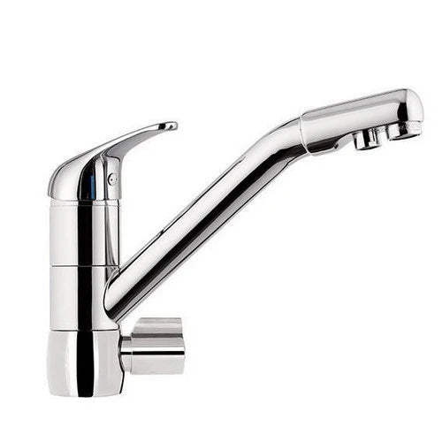 Miscelatore lavello a 3 vie d ingresso con bocca girevole epic cromo