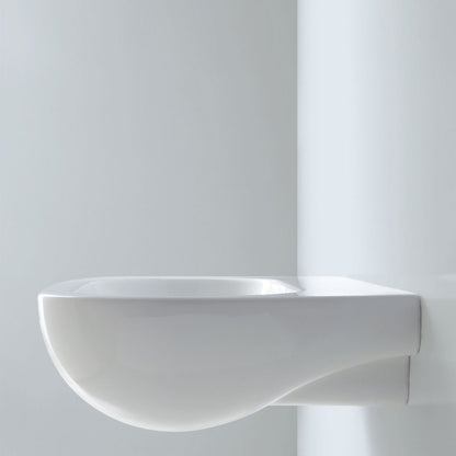 Lavabo Sospeso per bagni di piccole dimensioni modello Nuvola 47 Ceramica Azzurra con vasca molto capiente by CeramicStore | Lo specialista del tuo bagno