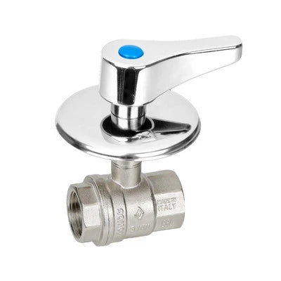 Valvola a sfera ad incasso con maniglia 3/4 dn 20 pn 40