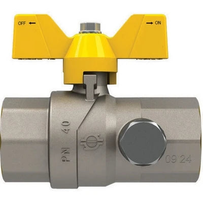 Valvola a sfera gas con farfalla futurgas ff 3/4 dn 20