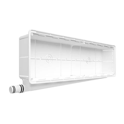 Cassetta di predisposizione hydronic box uscita scarico orizzontale mm 430x166x65