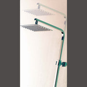 Colonna doccia termostatica squadrata con soffione 30X20 e corpo telescopico by CeramicStore | Lo specialista del tuo bagno