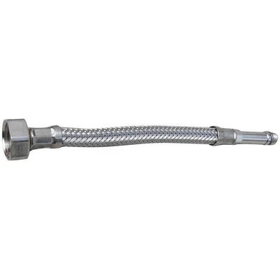 Flessibile inox prolungato per rubinetterie monoforo f 1/2 cm. 30 diam. 10