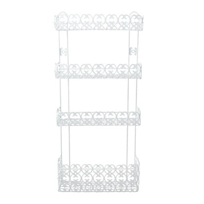 Mensola doccia 4 livelli modello Agadir colore bianco by CeramicStore | Lo specialista del tuo bagno