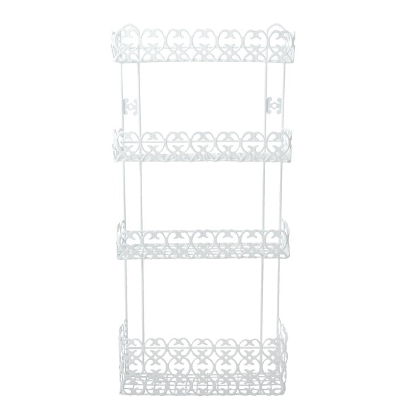 Mensola doccia 4 livelli modello Agadir colore bianco by CeramicStore | Lo specialista del tuo bagno