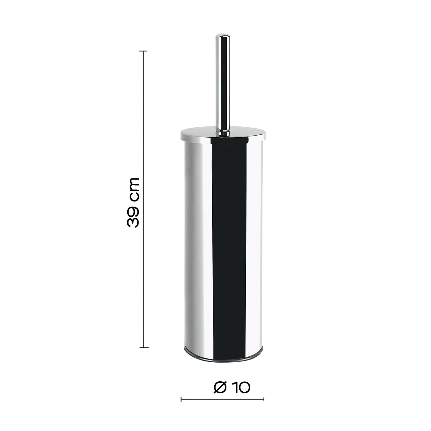 Scopino modello Diaspro di Gedy in Acciaio Inox - Cromato lucido by CeramicStore | Lo specialista del tuo bagno