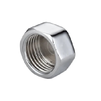 Tappo femmina in ottone cromo ibp 1/2