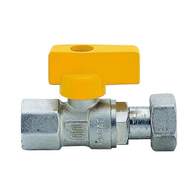 Rubinetto a sfera per gas diritto femmina 1/2 x 3/4 dn 15x20