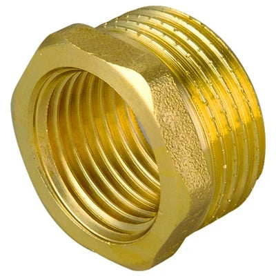 Riduzione mf in ottone giallo 2 x 1 1/2