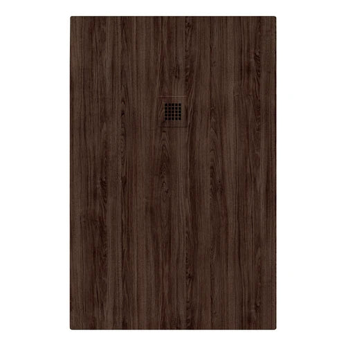 Piatto doccia nymo design noce scuro cm 80 x 160