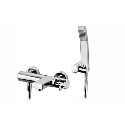 Miscelatore monoc. vasca con supporto a snodo linea ringo cromo